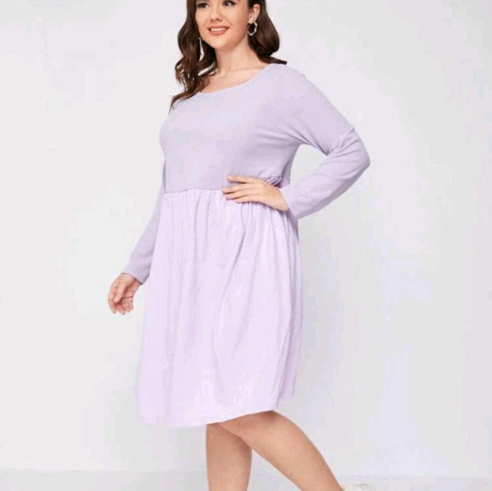 NEW Plus Casual Smock Dress - Picture 4 of 11